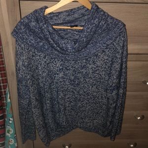 Express blue oversized sweater